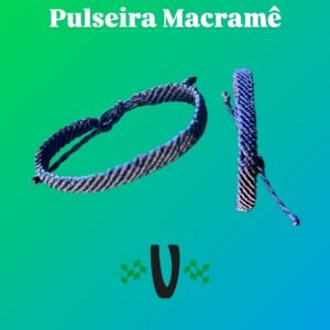 Pulseira Macramê Artesanal Lisa