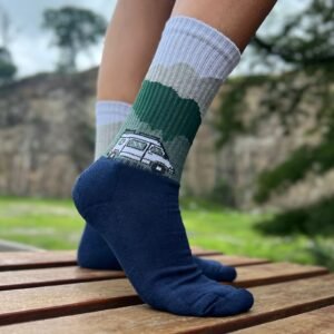 Meia Vandisseia na "ESTRADA" verde